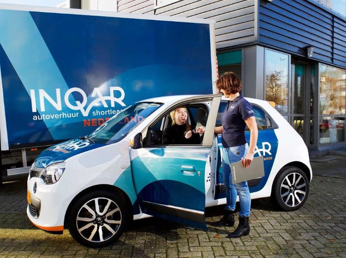 Huur auto Inqar met werkgever en huurder